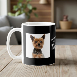 Anpassad hundälskare husdjur bild  kaffemugg