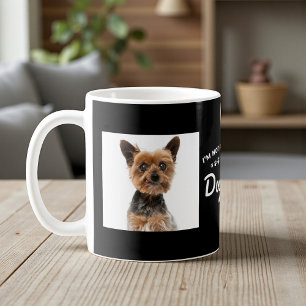 Anpassad hundälskare husdjur bild kaffemugg