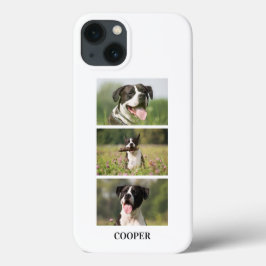 Anpassad hundfoto Collage Monogram Personlig