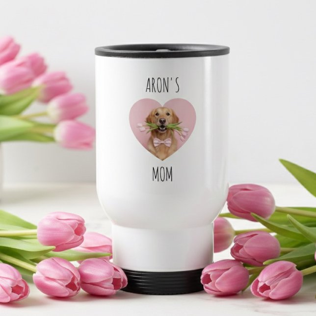 Anpassad hundfoto för mamma | Personlig Resemugg (Skapare uppladdad)