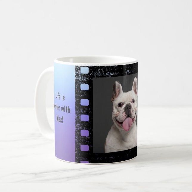Anpassad hundfoto kaffemugg (Framsida vänster)