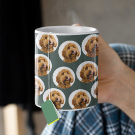Anpassad hundfoto | Personlig husdjursansikte Kaffemugg