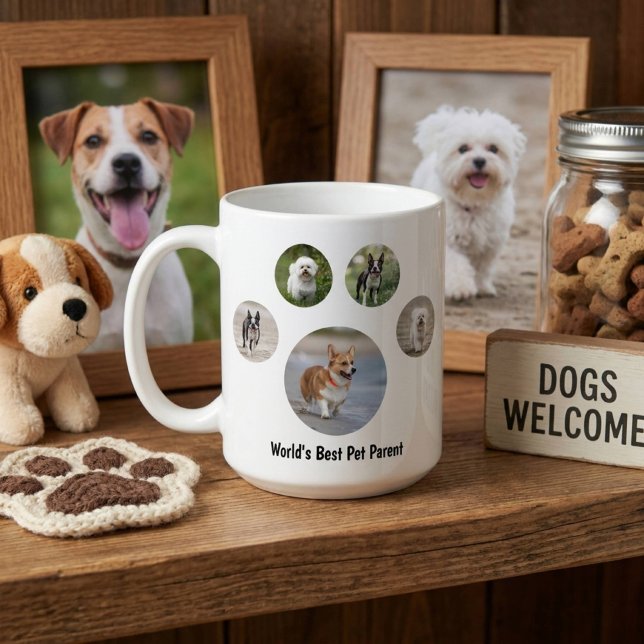 Anpassad hundfoto tassavtryck kaffemugg (Skapare uppladdad)