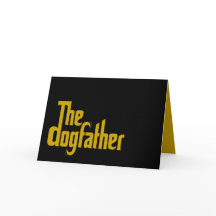 Anpassad hundfoto The Dogfather Fars dag-present