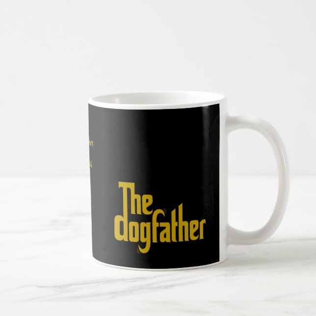 Anpassad Hundpappan - Pappa till hund Fars dag pre Kaffemugg (Höger)