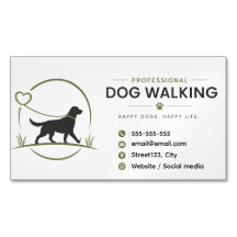 Anpassad Hundpromenad Magnet Affärskort