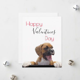 Anpassad hundvalentinskort julkort