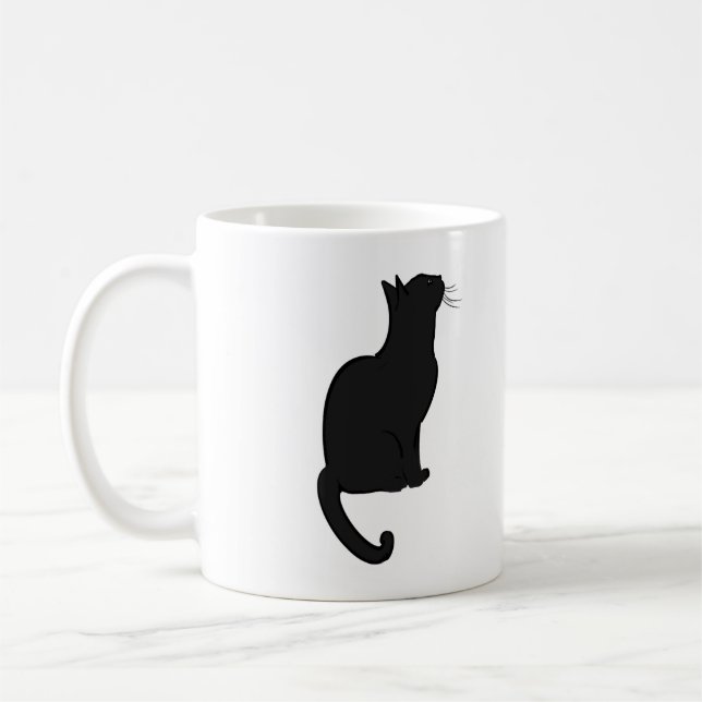 Anpassad husdjur KATT Foto Mugg (Vänster)