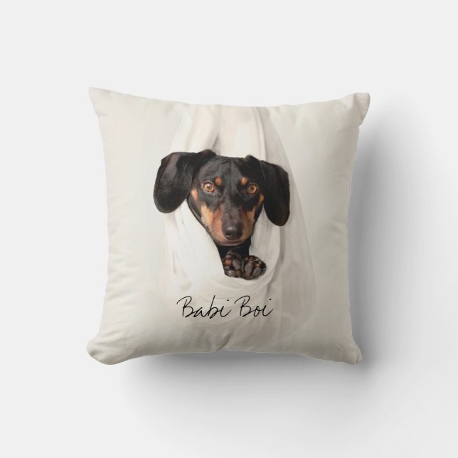 Anpassad husdjurs hund foto kudde (Framsida)