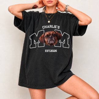 Anpassad husdjursfoto Ansikte Personlig Namn Till T Shirt