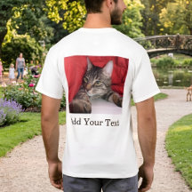 Anpassad husdjursfoto med rolig text Personlig kat