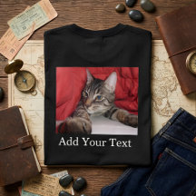 Anpassad husdjursfoto med rolig text Personlig kat