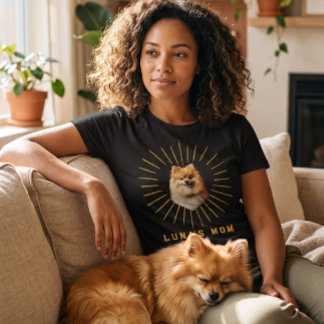 Anpassad husdjursfoto-skjorta, solstråle hundmamma t shirt