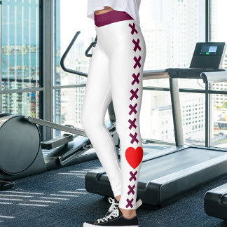 Anpassad husdjurskatt mamma vit djup bär Mönster K Leggings