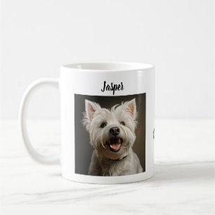 Anpassad Husdjurskopp Med Ditt Foto & Namn Kaffemugg