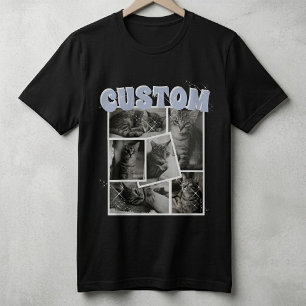 Anpassad husdjurspirat bootleg vintage 90-tals fot t shirt