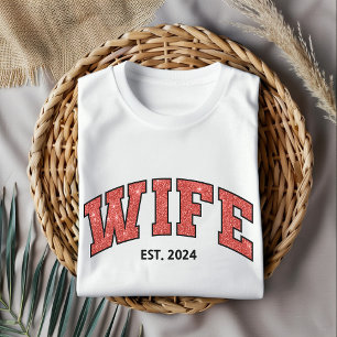 Anpassad hustru skjorta, årsdag & födelsedagsprese t shirt