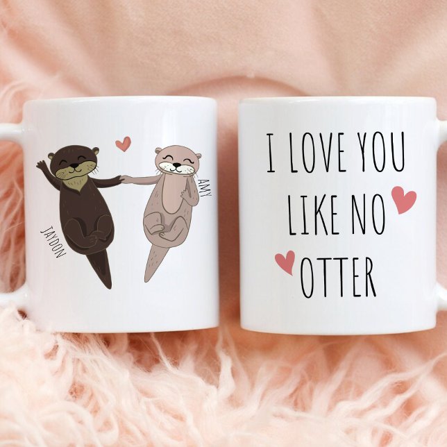 Anpassad i kärlek du inte gillar Otter Kaffemugg (Skapare uppladdad)
