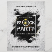 Anpassad inbjudan till blockfest