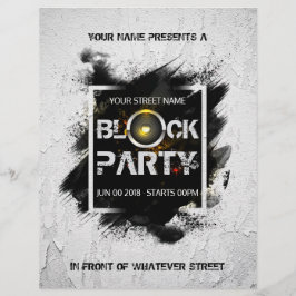 Anpassad inbjudan till blockfest