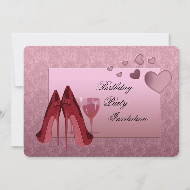 Anpassad inbjudan till födelsedagsdatum (Framsida)