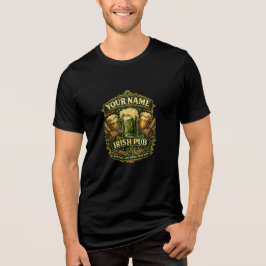Anpassad irländsk pubnamnsklänning t shirt