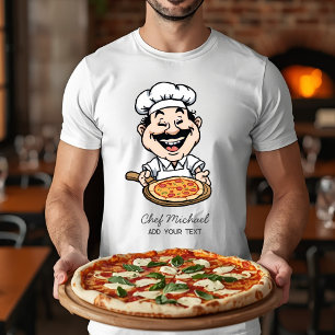 Anpassad italiensk Pizzeria Pizza Köket / Restaura T Shirt