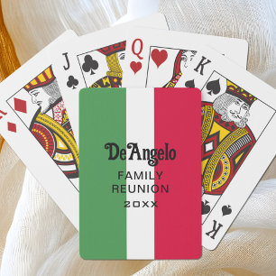 Anpassad italienskt efternamn Namn Återförening Casinokort