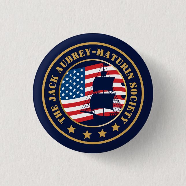 Anpassad Jack Aubrey-Maturin Naval History Knapp (Framsida)