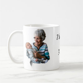 Anpassad “Jag älskar min mormor” Foto typografi Mu Kaffemugg