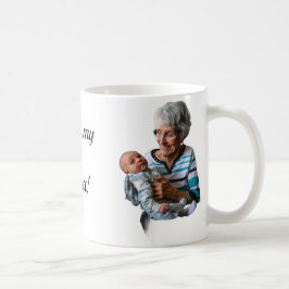 Anpassad “Jag älskar min mormor” Foto typografi Mu Kaffemugg