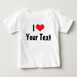 Anpassad Jag älskar T-shirt