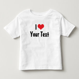 Anpassad Jag Älskar T-Shirt