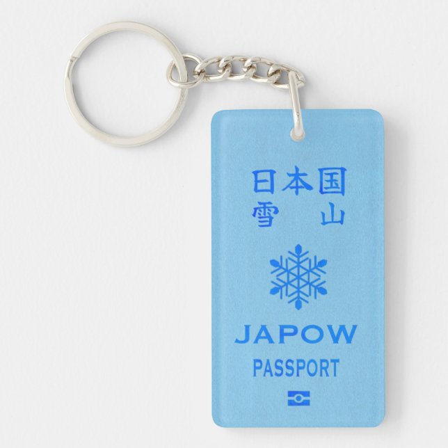 Anpassad JAPOW-pass BLUE (Framsidan)