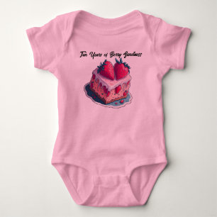 Anpassad jordgubbs-pun 2 år av bärsötma t shirt
