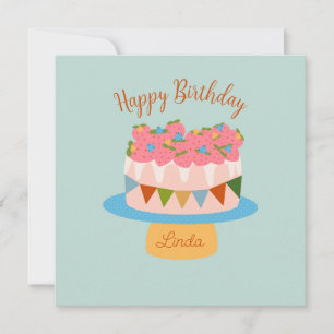 Anpassad jordgubbsfödelsedagskalas