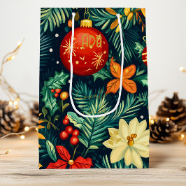 Anpassad julfirande ständigt grön och prydnadspres