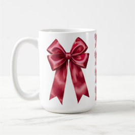 Anpassad julfotokopp med röd slinga kaffemugg