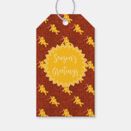 Anpassad julgodis presentetikett