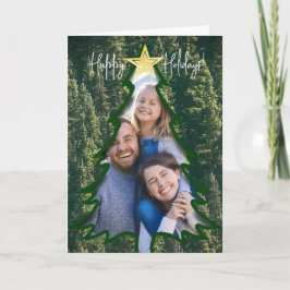 Anpassad julgransfotograf - Julkort Helgkort