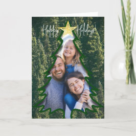Anpassad julgransfotograf - Julkort Helgkort