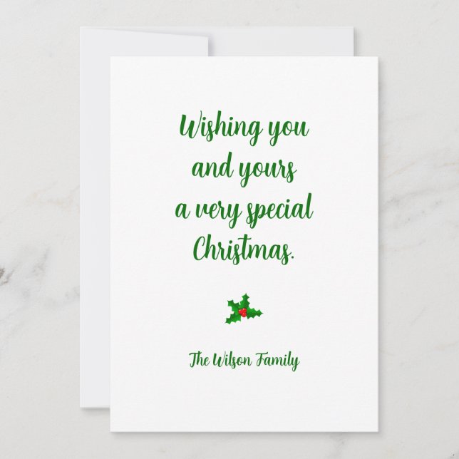 Anpassad julkort inbjudningar (Framsida)