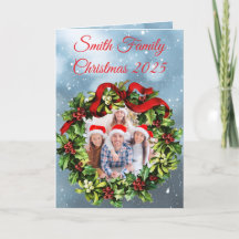 Anpassad julkort med familjefoto