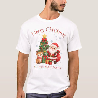 Anpassad jultröja för familj, herr  t shirt