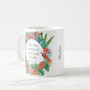 Anpassad JW 2023-årstext Psalm 119:160 Jungle Kaffemugg
