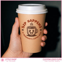 Anpassad kafébutik Kafé Kaffe Bar Varumärke