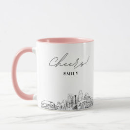 Anpassad kaffekopp för bröllop i Charlotte
