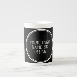 Anpassad kaffemugg benporslin mugg