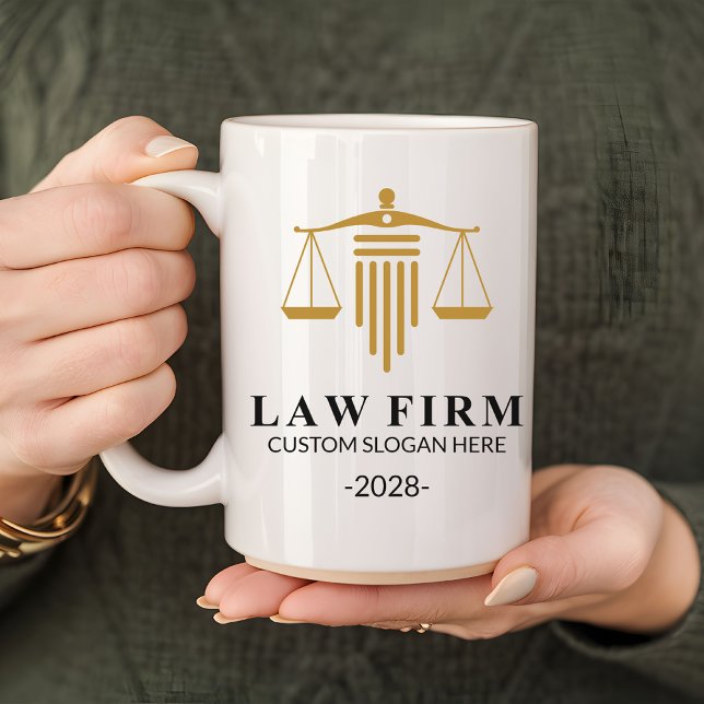 Anpassad kaffemugg för juristbyrå, bulkpresenter t (law firm mug, custom lawyer mug, attorney coffee cup, personalized law office mug, corporate gift,)