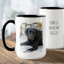 Anpassad kaffemugg med foton på husdjur Modern gåv